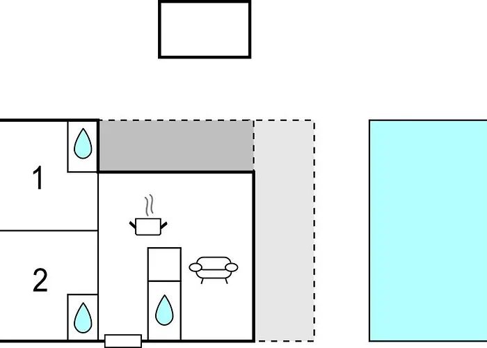 Stunning In With Kitchen Feriehus